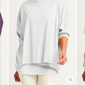 Planet Lauren G. Box Style Top White NWT One Size